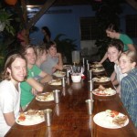 First supper at the mission